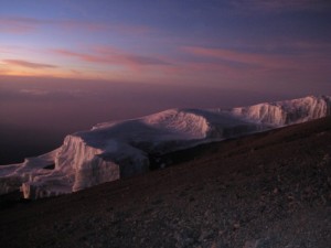 Early morning on Kilimanjaro