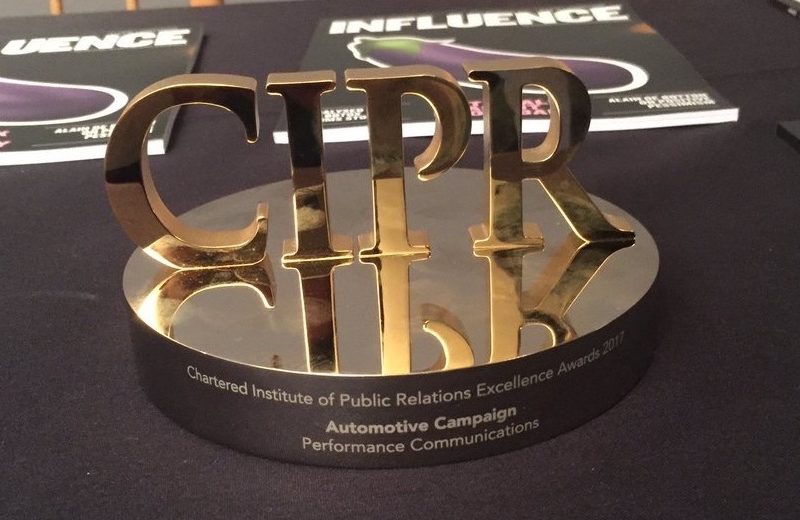 Performance Communications wins Automotive campaign of the year at CIPR Excellence Awards