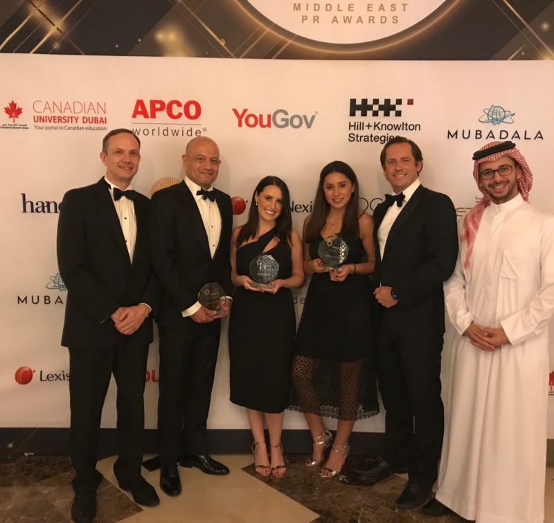 Performance Comms Middle East Awards wins